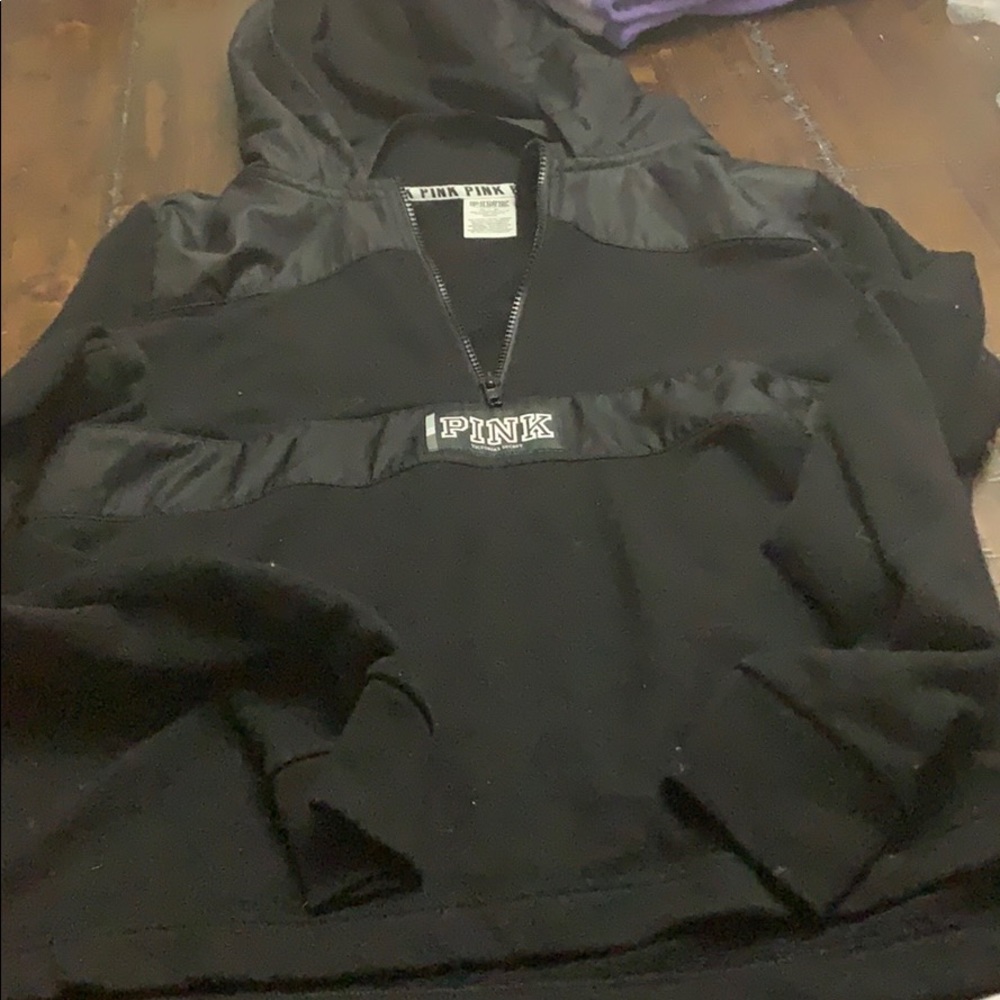 Pink zipper hoodie